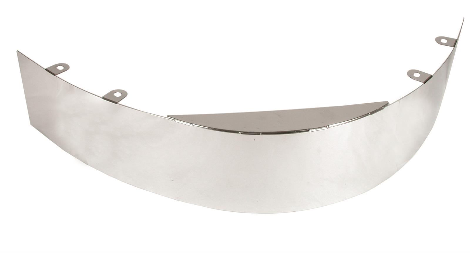 Mr. Gasket Universal Radiator Fan Shrouds 9865 Shroud, Steel, Chrome, 20 in. Diameter, 5.5 in. Depth, Universal, Each
