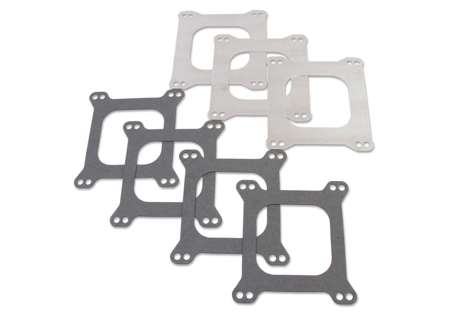 Mr. Gasket Carburetor Heat Dissipaters 98A Dissipater, Aluminum, 7/16 in. Thick, Open, Square bore, Each
