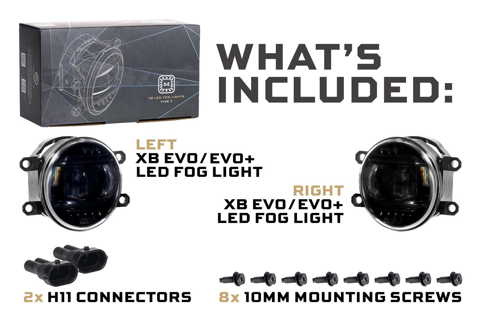 Morimoto LF093 Morimoto XB EVO+ LED Fog Lights | Summit Racing