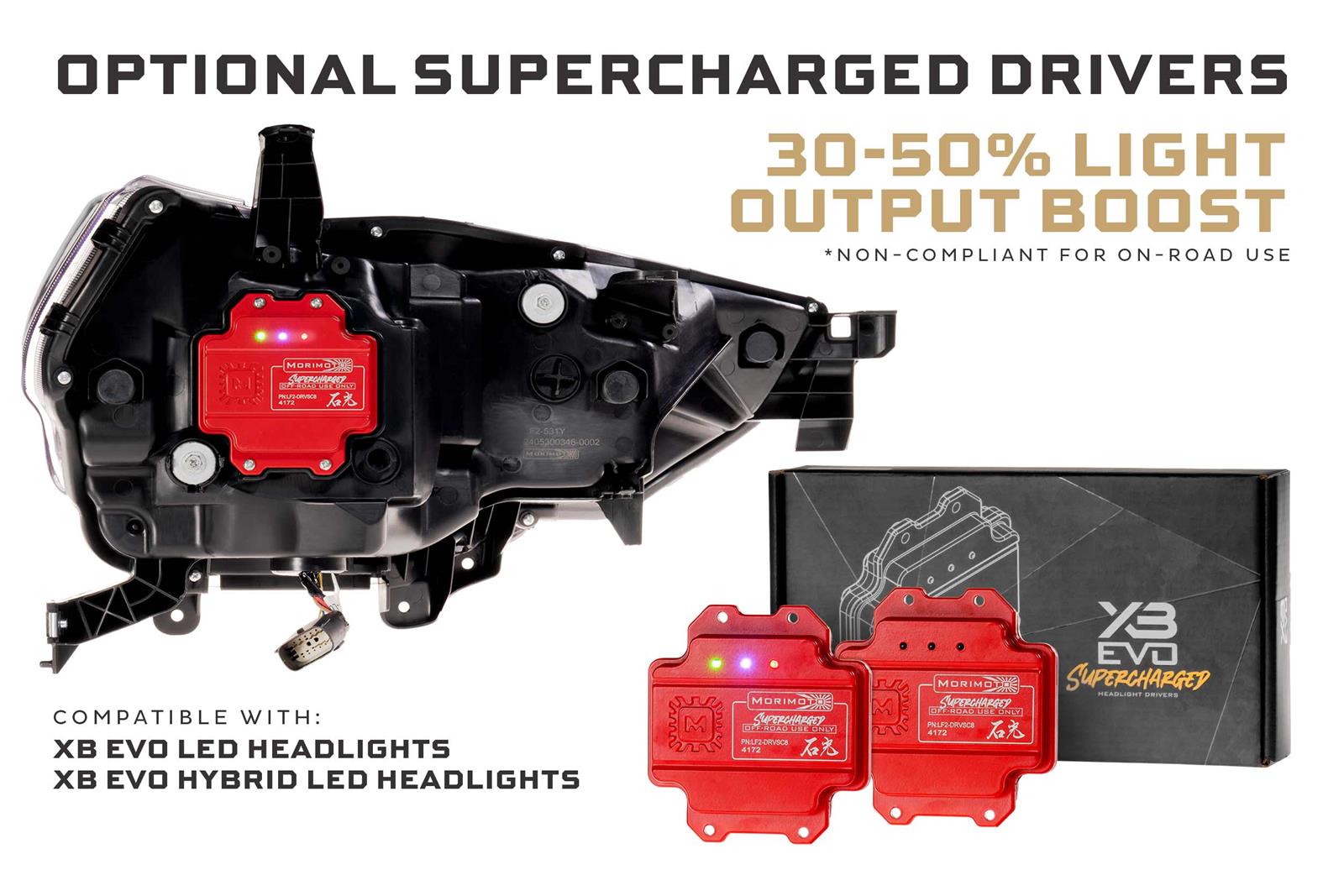 Morimoto LF2-531Y Morimoto XB EVO Hybrid LED Headlights | Summit
