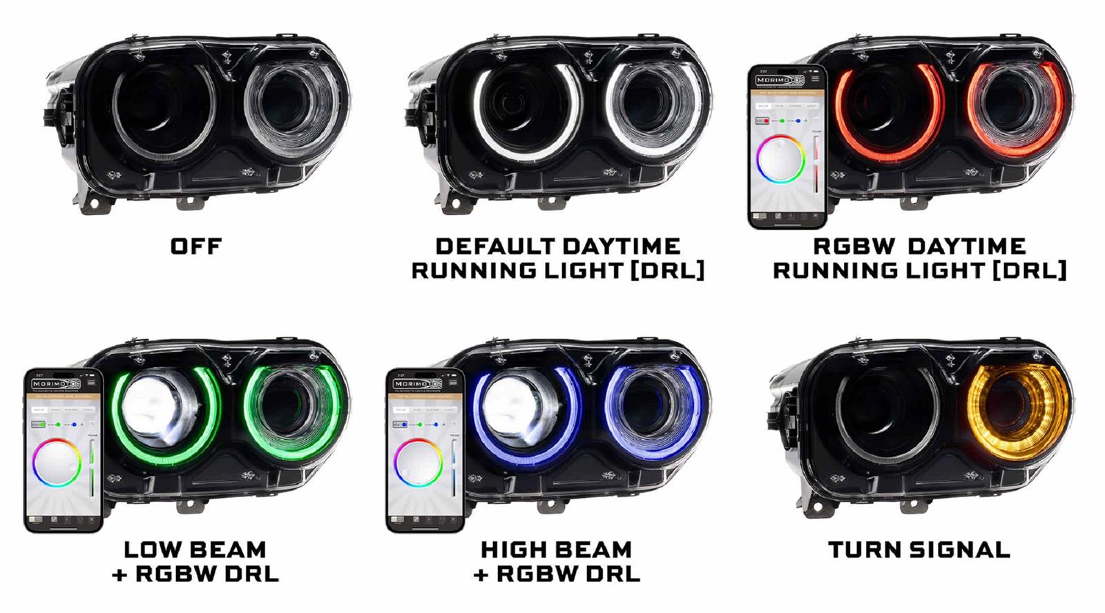 Morimoto LF495 Morimoto XRGB LED Headlights | Summit Racing
