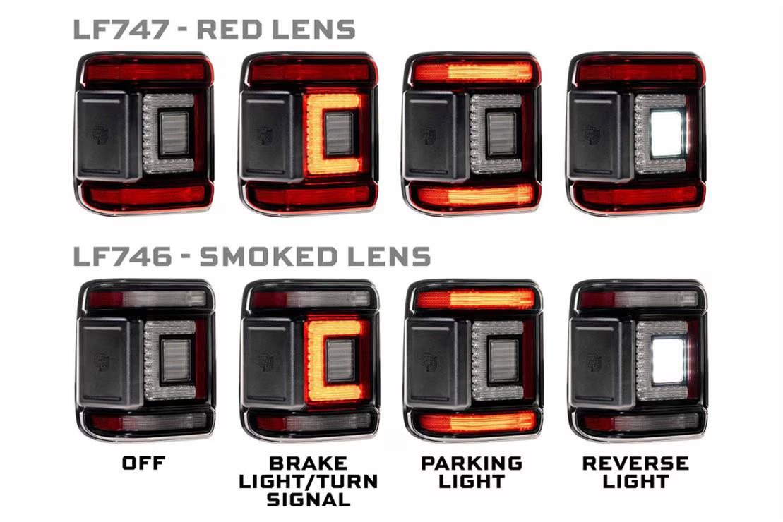 Morimoto LF746 Morimoto XB LED Taillights | Summit Racing
