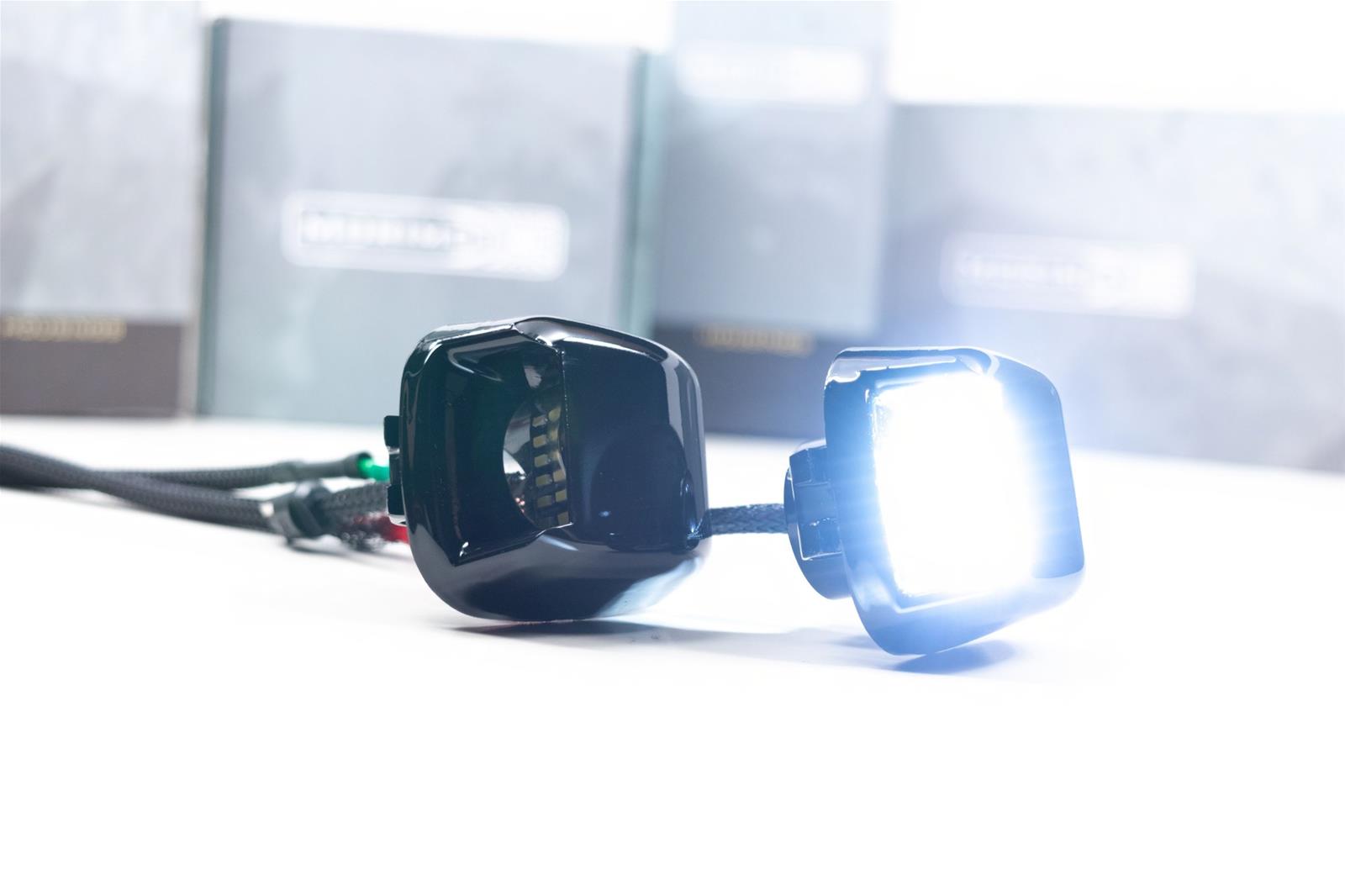 Morimoto LF7806NEW Morimoto XB LED License Plate Lights Summit Racing