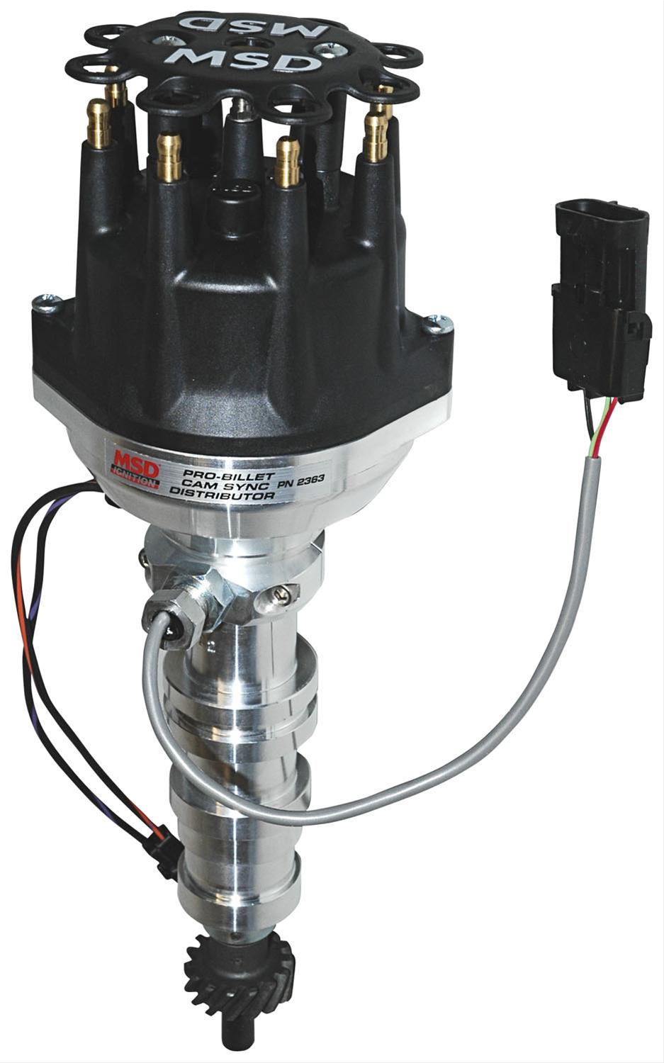 FORD MSD Ignition 2363 MSD Pro-Billet Cam Sync Distributors | Summit Racing