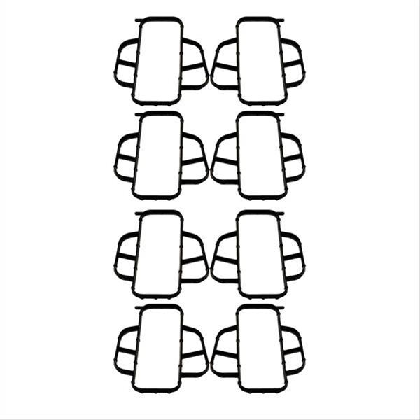 MSD AirForce Manifold LS Seal Port Kits 2710 Intake Gaskets, Kits, LS1 Port, Rubber, Chevy, 5.7L, 6.0L, Set of 8