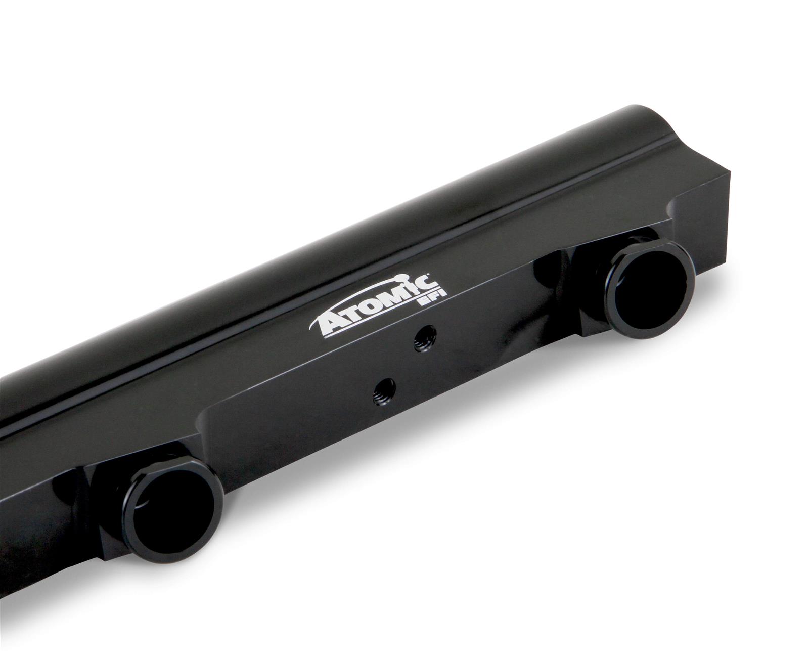 MSD Atomic EFI Billet Fuel Rails 2720 Rails, EFI, Aluminum, Black Anodized, for use with LS1/2/6 AirForce Manifold, Kit thumbnail 2