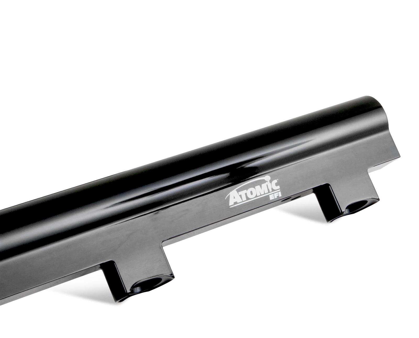 MSD Atomic EFI Billet Fuel Rails 2722 Rails, EFI, Aluminum, Black Anodized, for use with LS7 AirForce Manifold, Kit thumbnail 2