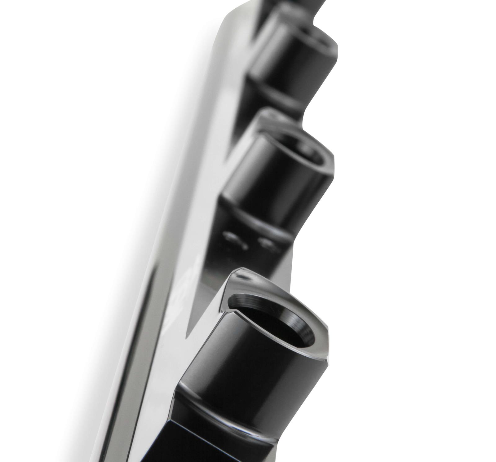 MSD Atomic EFI Billet Fuel Rails 2722 Rails, EFI, Aluminum, Black Anodized, for use with LS7 AirForce Manifold, Kit