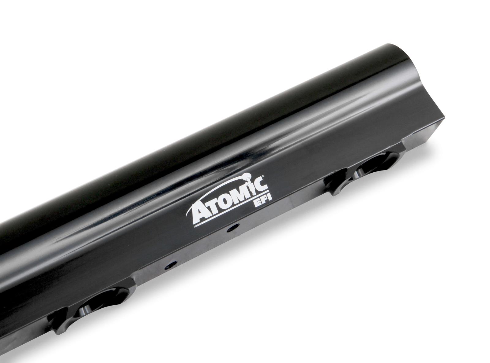 MSD Atomic EFI Billet Fuel Rails 2725 Rails, EFI, Aluminum, Black Anodized, Plumbing Kit, for use with LT1 AirForce Manifold, Kit thumbnail 2