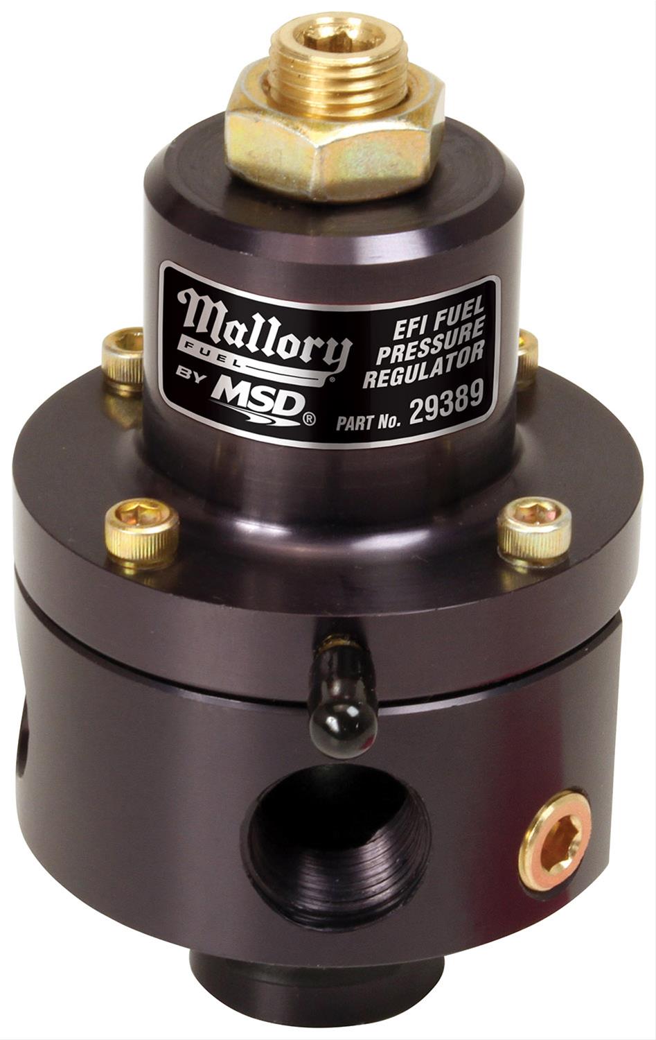 Mallory Universal Fuel Pressure Regulators for Fuel Injection 29389 - Free Shipping on Orders Over $49 at Summit Racing