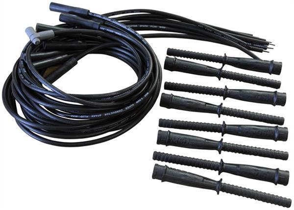 MSD 8.5mm Super Conductor Spark Plug Wire Sets 31523 Wires, Conductor, Spiral Core, 8.5mm, Black, Straight Boots, Dodge, Plymouth, 426 Hemi, Set thumbnail 2