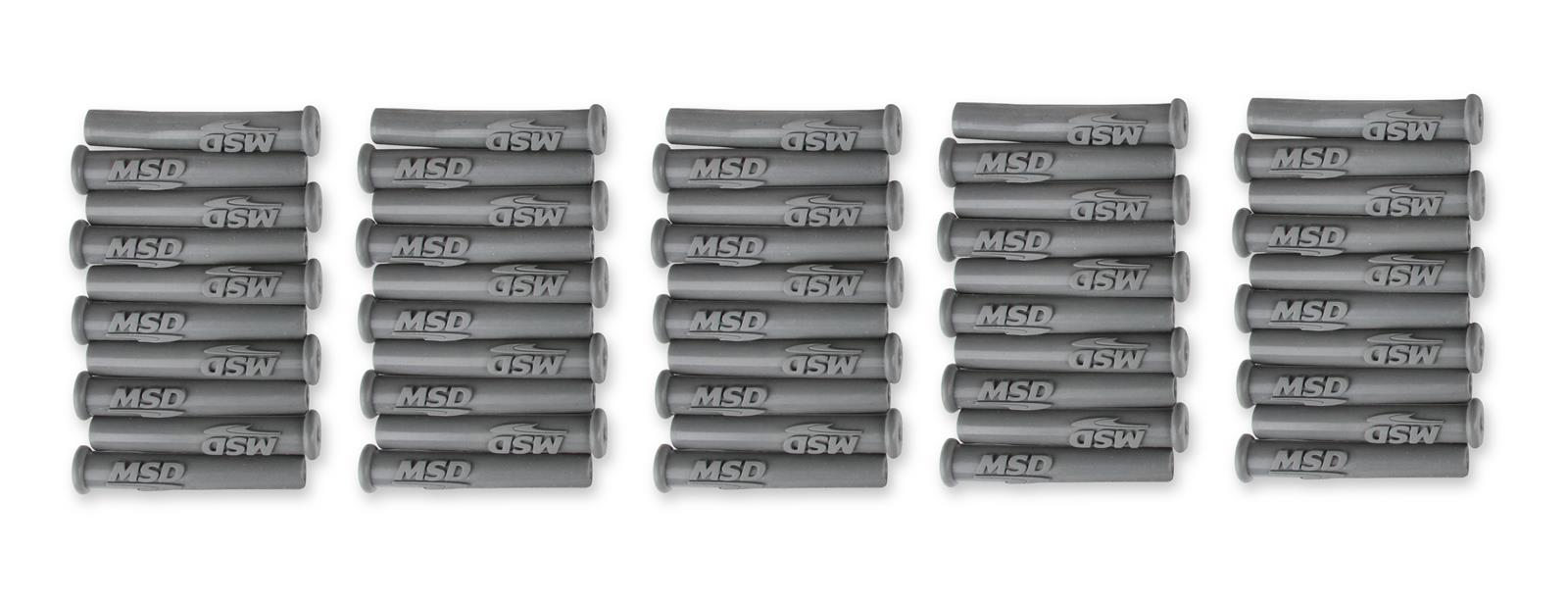 MSD Replacement Boots 34564 Spark Plug Straight, Gray Silicone, Set of 50 thumbnail 4