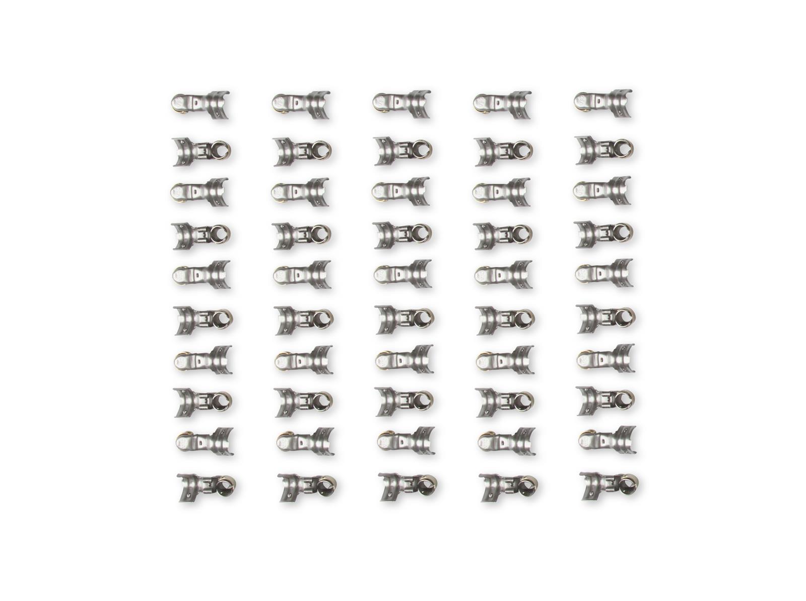 MSD Replacement Spark Plug Wire Terminals 34614 Components, Terminals, Female, 90 degree, 8.5mm, Set of 50