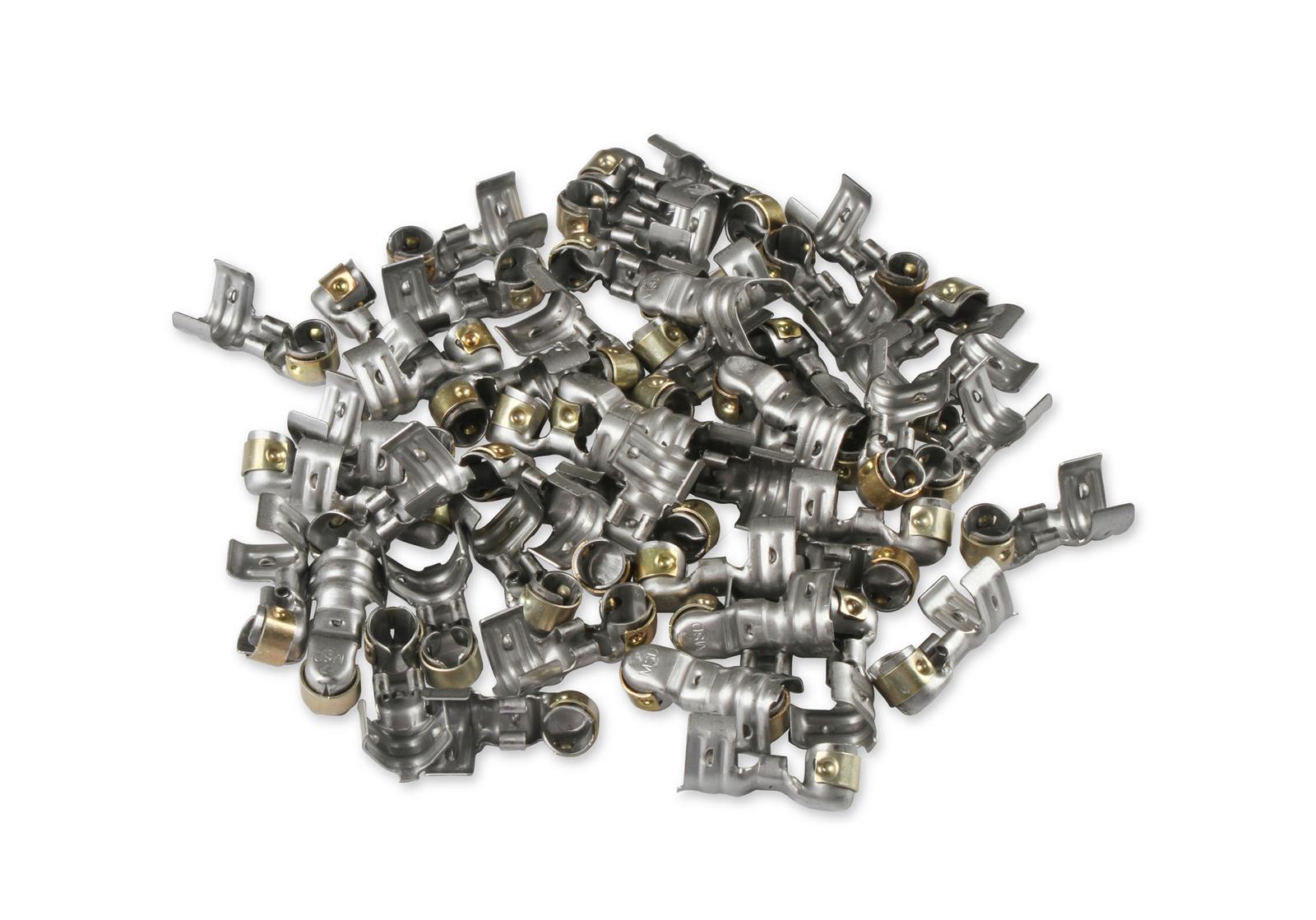 MSD Replacement Spark Plug Wire Terminals 34614 Components, Terminals, Female, 90 degree, 8.5mm, Set of 50 thumbnail 2