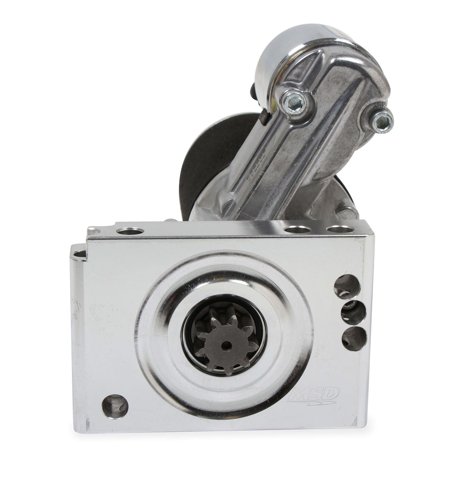 MSD DynaForce High-Speed Starters 509523 Starter, DynaForce, Mini, High Speed, Black Powdercoated, Chevy, Small Block/Big Block, Inline Bolt Pattern, Each thumbnail 4