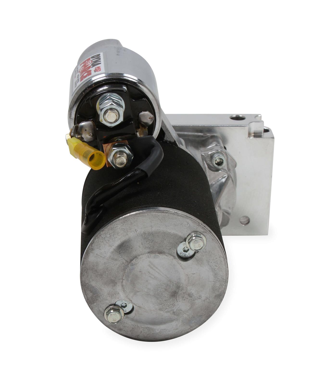 MSD DynaForce High-Speed Starters 509523 Starter, DynaForce, Mini, High Speed, Black Powdercoated, Chevy, Small Block/Big Block, Inline Bolt Pattern, Each thumbnail 5