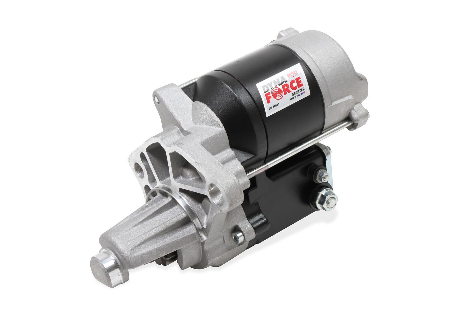 MSD DynaForce Starters 50983 Starter, DynaForce, Mini, Black Powdercoated, Chrysler, Dodge, Plymouth, Each