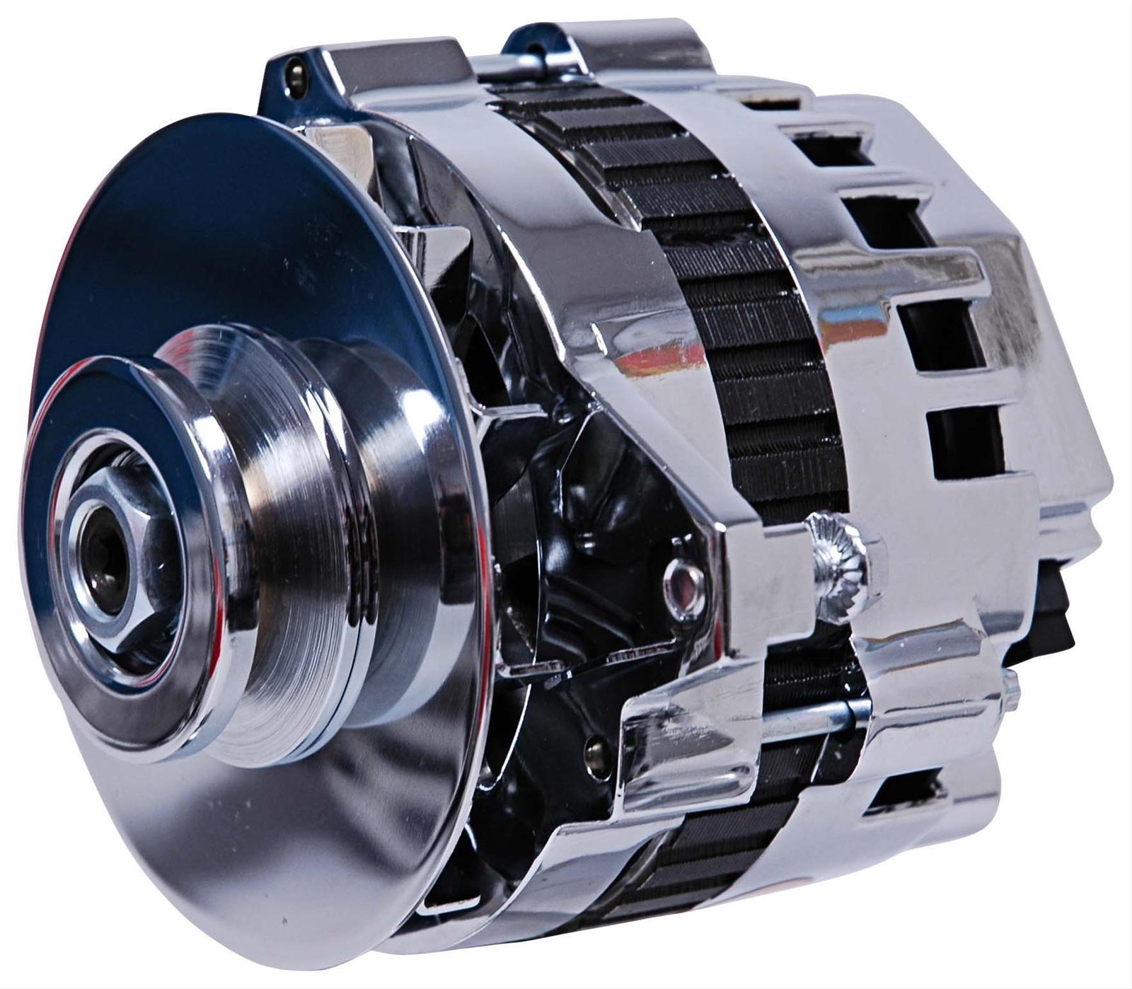 MSD DynaForce Alternator - 160 Amp - Chrome