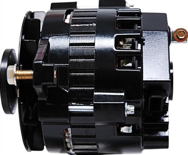 MSD Dynaforce Alternators 5361 Alternator, CS130, 160 Amp, Black Powdercoated, Center Offset, Each thumbnail 7