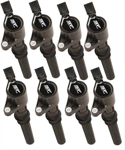 MSD Street Fire Coils 55128 Ignition Coil, Fire, Coil Pack, Black, Ford, 2-Valve, V8, Set of 8 thumbnail 3