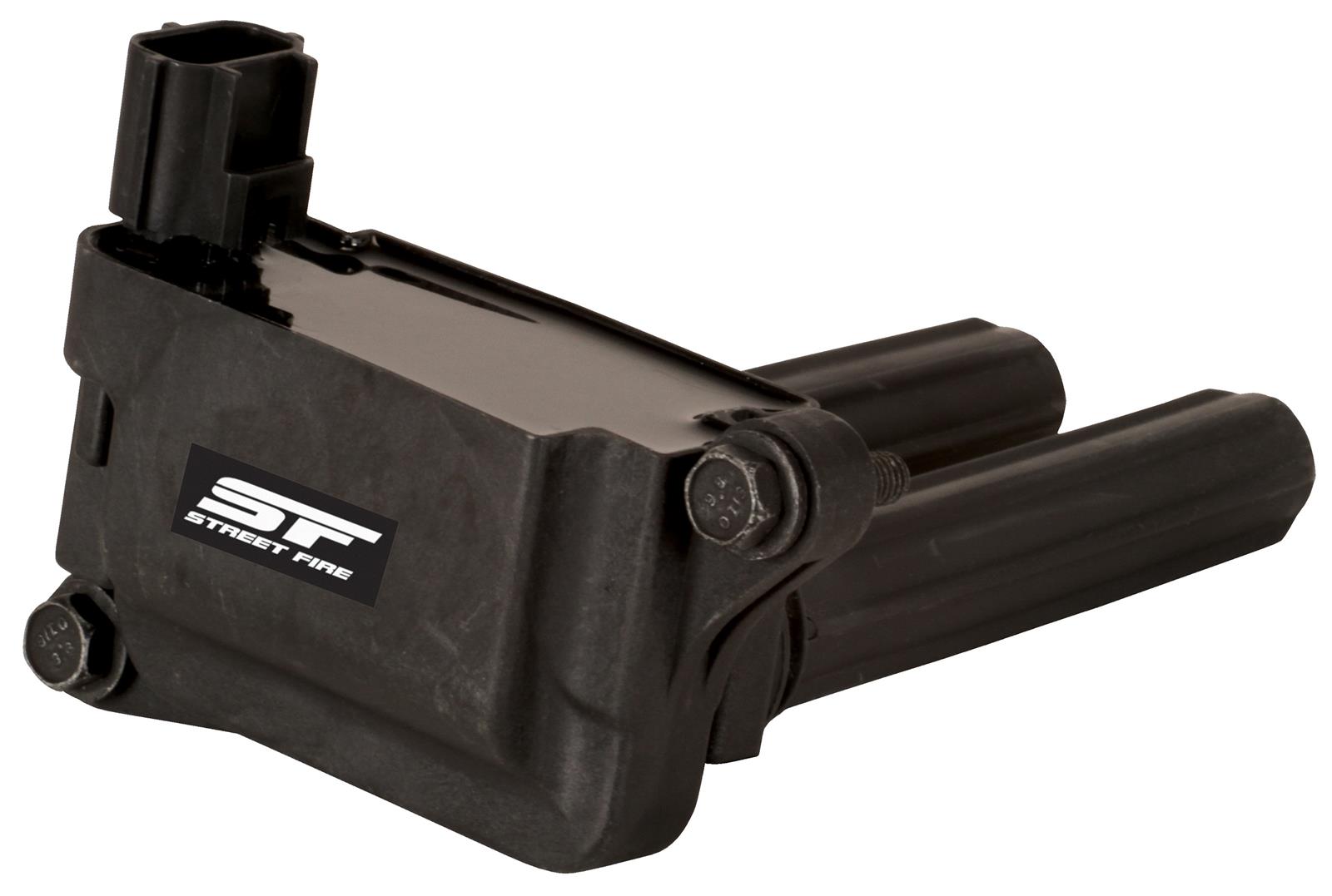 MSD Street Fire Coils 55168 Ignition Coil, Fire, Coil Pack, Black, Chrysler, Dodge, Jeep, V8, Set of 8
