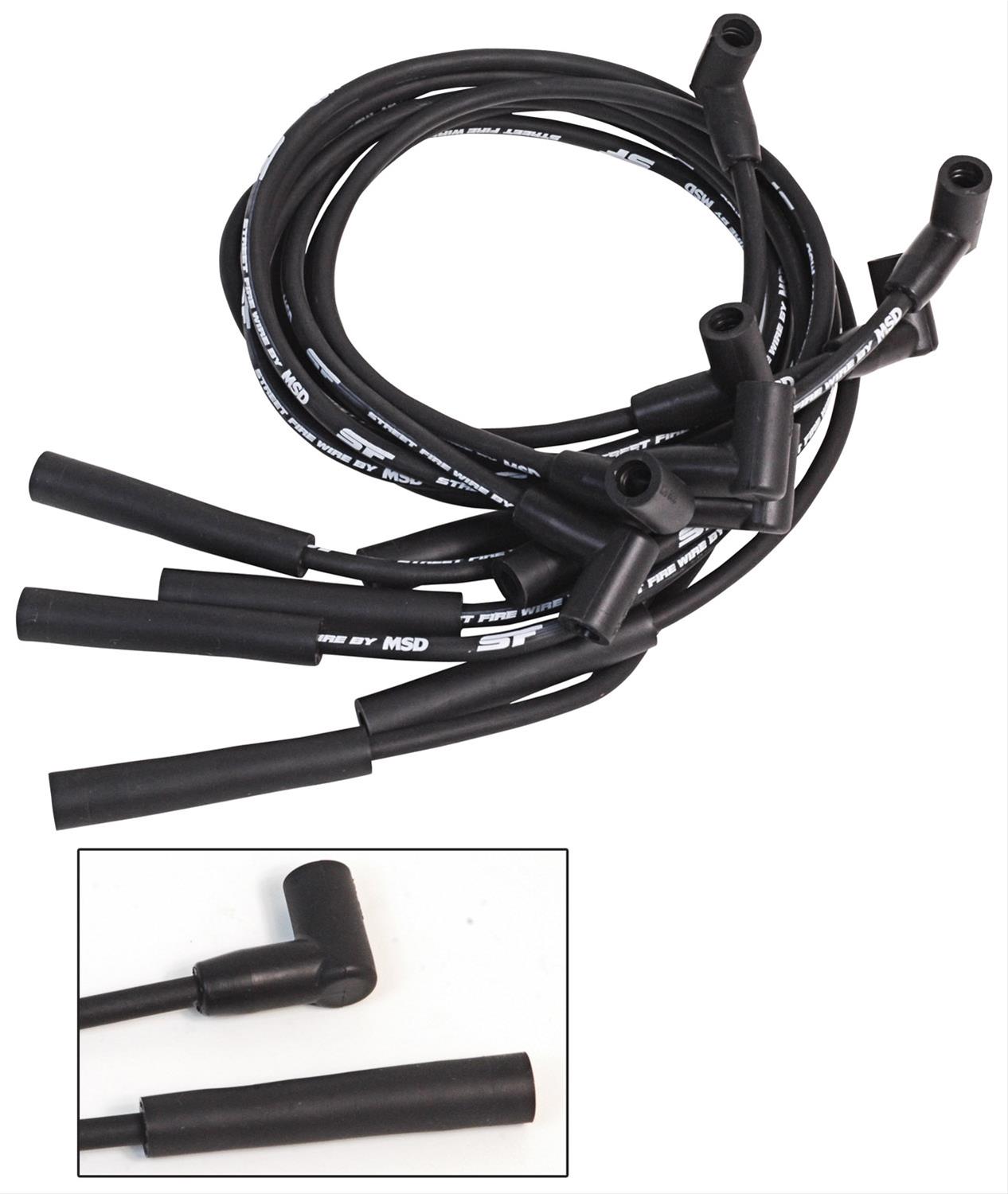 MSD Ignition 5544 MSD Street Fire Spark Plug Wire Sets Summit Racing