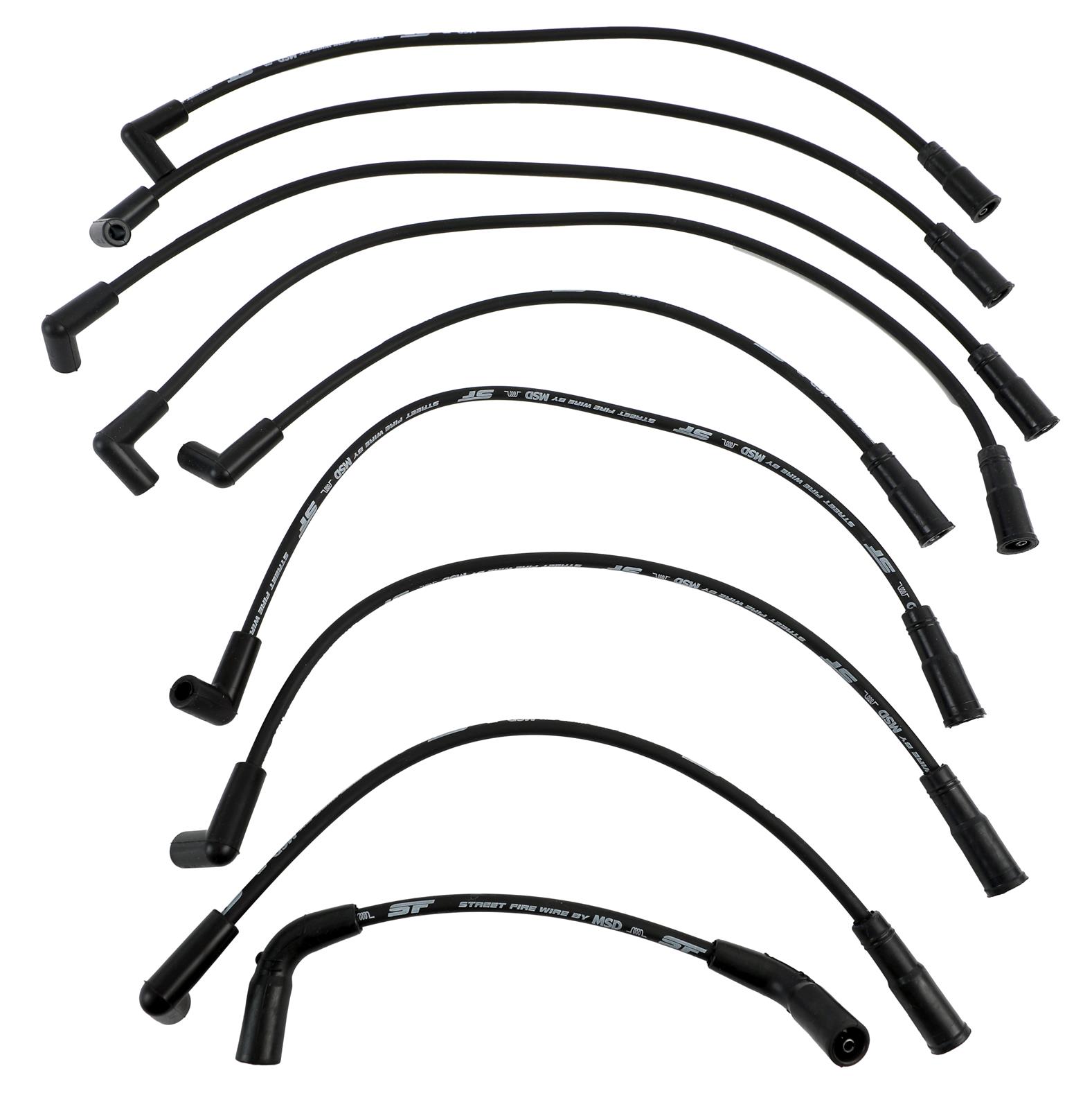 High Performance Spark Plug Wires MSD Street Fire 5565 Spark