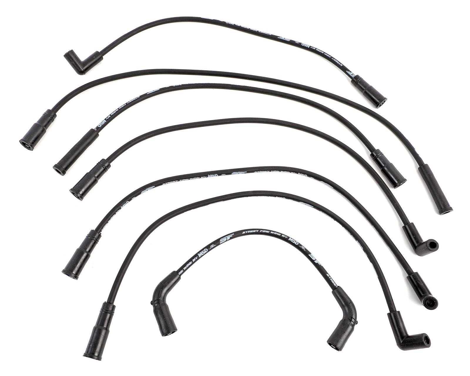 MSD Ignition 5577 MSD Street Fire Spark Plug Wire Sets Summit Racing