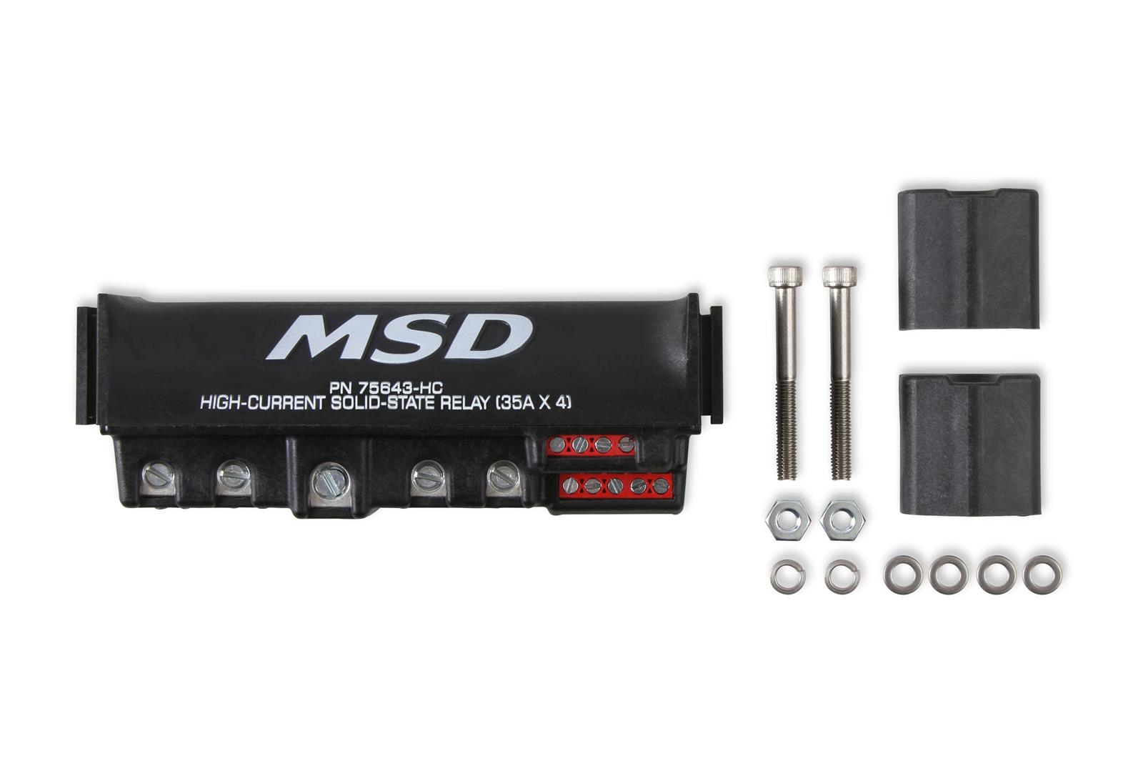 MSD High-Current Solid State Relay 35 Amp x 4 MSD High-Current Solid State Relay 35 Amp x 4