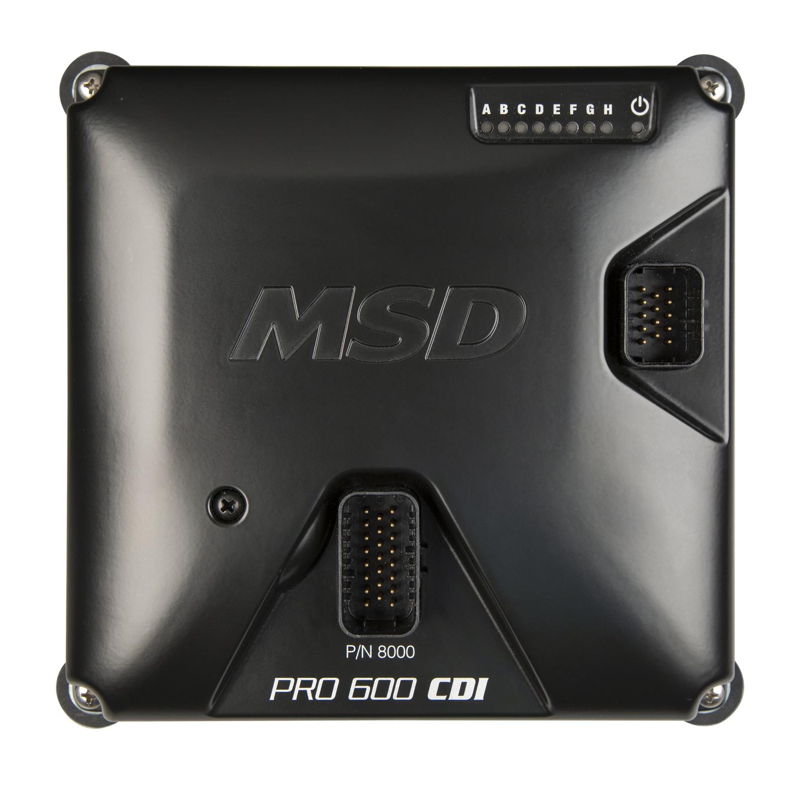 MSD Pro 600 CDI Ignition Boxes 8000 Box, CDI, Capacitive Discharge, Digital, 250-400 Millijoules Adjustable, Black, Universal, Each