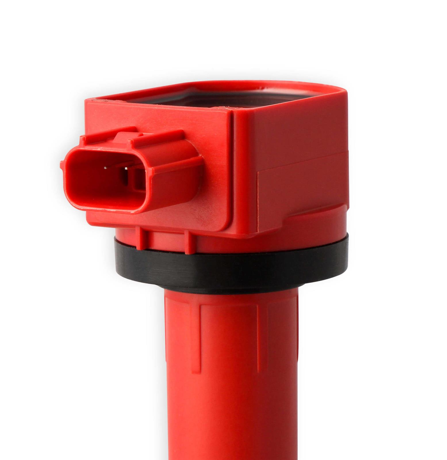 MSD Blaster OEM Replacement Coils 82194 Ignition Coil, Blaster, Coil Pack Style, Red, for use on Acura®, for use on Honda®, 2.4L, Set of 4 thumbnail 2