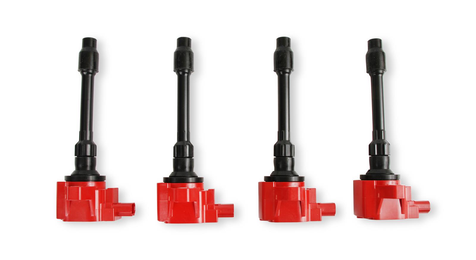 MSD Blaster OEM Replacement Coils 82494 Ignition Coil, Blaster, Coil Pack Style, Red, for use on Honda®, L4, Set of 4 thumbnail 7