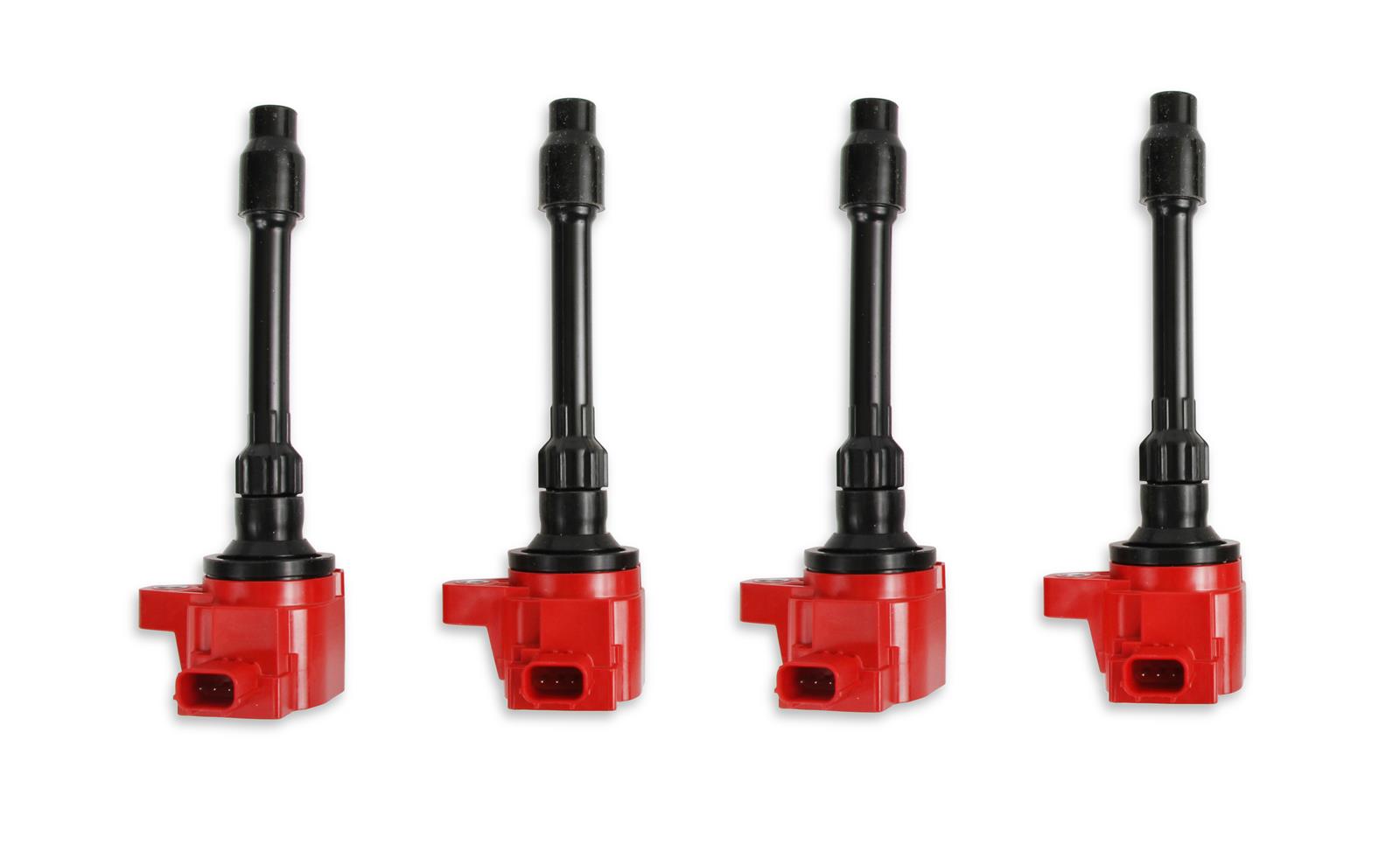 MSD Blaster OEM Replacement Coils 82494 Ignition Coil, Blaster, Coil Pack Style, Red, for use on Honda®, L4, Set of 4 thumbnail 5