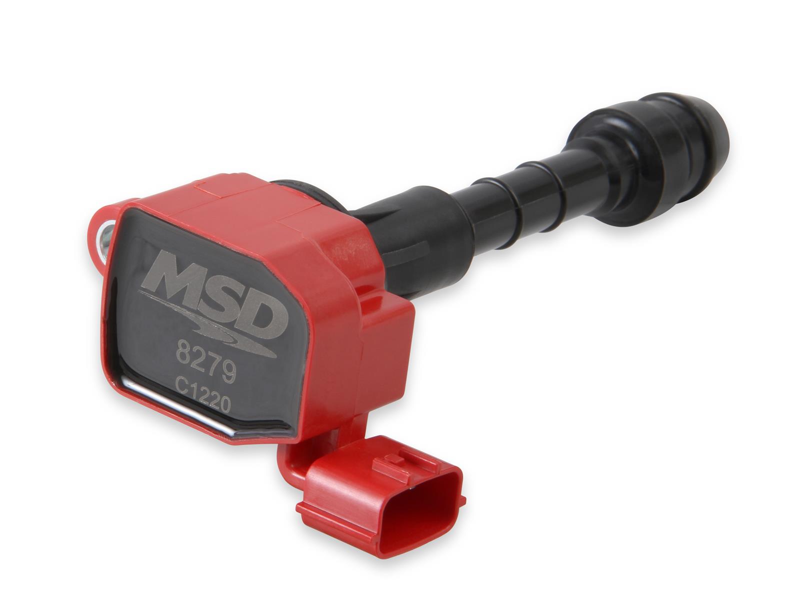MSD Blaster OEM Replacement Coils 8279 Ignition Coils, Blaster, Coil Pack, Epoxy, Red, Infiniti, Nissan, Each thumbnail 8