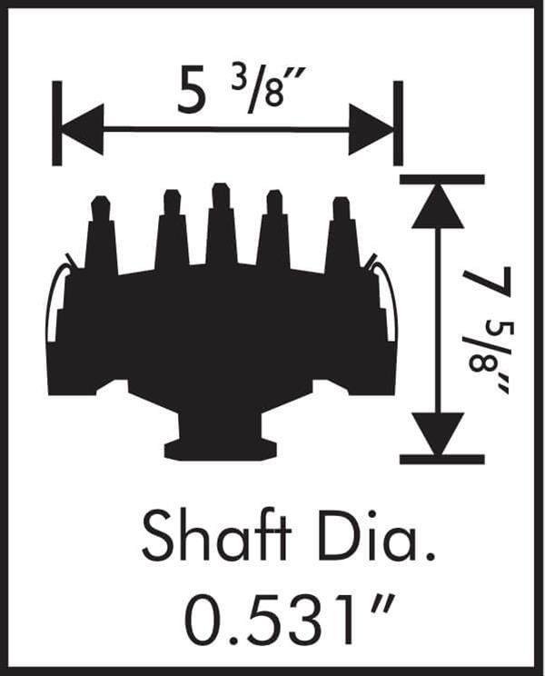 MSD Pro-Billet Crank Trigger Distributors 8378 Distributors, Trigger, Male/HEI, Locked Advance, Bronze Gear, Standard Rotation, Ford, Lincoln, Mercury, 351W, Each thumbnail 2