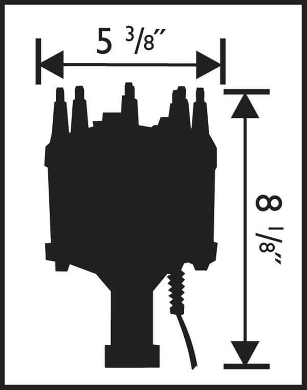 MSD Pro-Billet Dual Pickup Distributors 8384 Distributor, Pro-Billet, Magnetic Pickup, Mechanical Advance, Ford, 351W, Each thumbnail 3