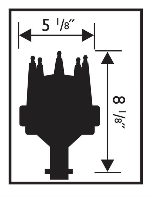 MSD Digital E-Curve Pro Billet Distributors 8394 Distributor, Pro-Billet E-Curve, Magnetic Trigger, Electronic, Vacuum Advance, Chevy, Big/Small Block thumbnail 2