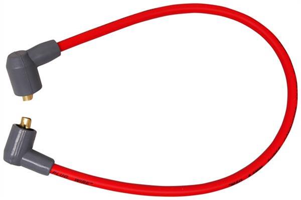MSD 8.5mm Replacement Coil Wires 84049 Wire, Super Conductor, Spiral Core, 8.5mm, Red, Female Socket/Female Socket, 90 Degree Boots, 18 in. thumbnail 2
