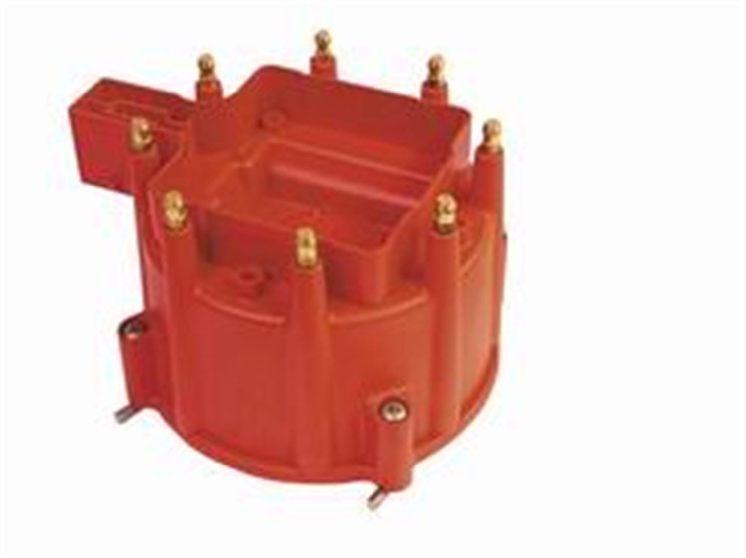MSD Extreme Distributor Caps 84111 Cap, Extreme, Male/HEI-Style, Red, Clamp-Down, Pro-Billet, GM, V8, Each