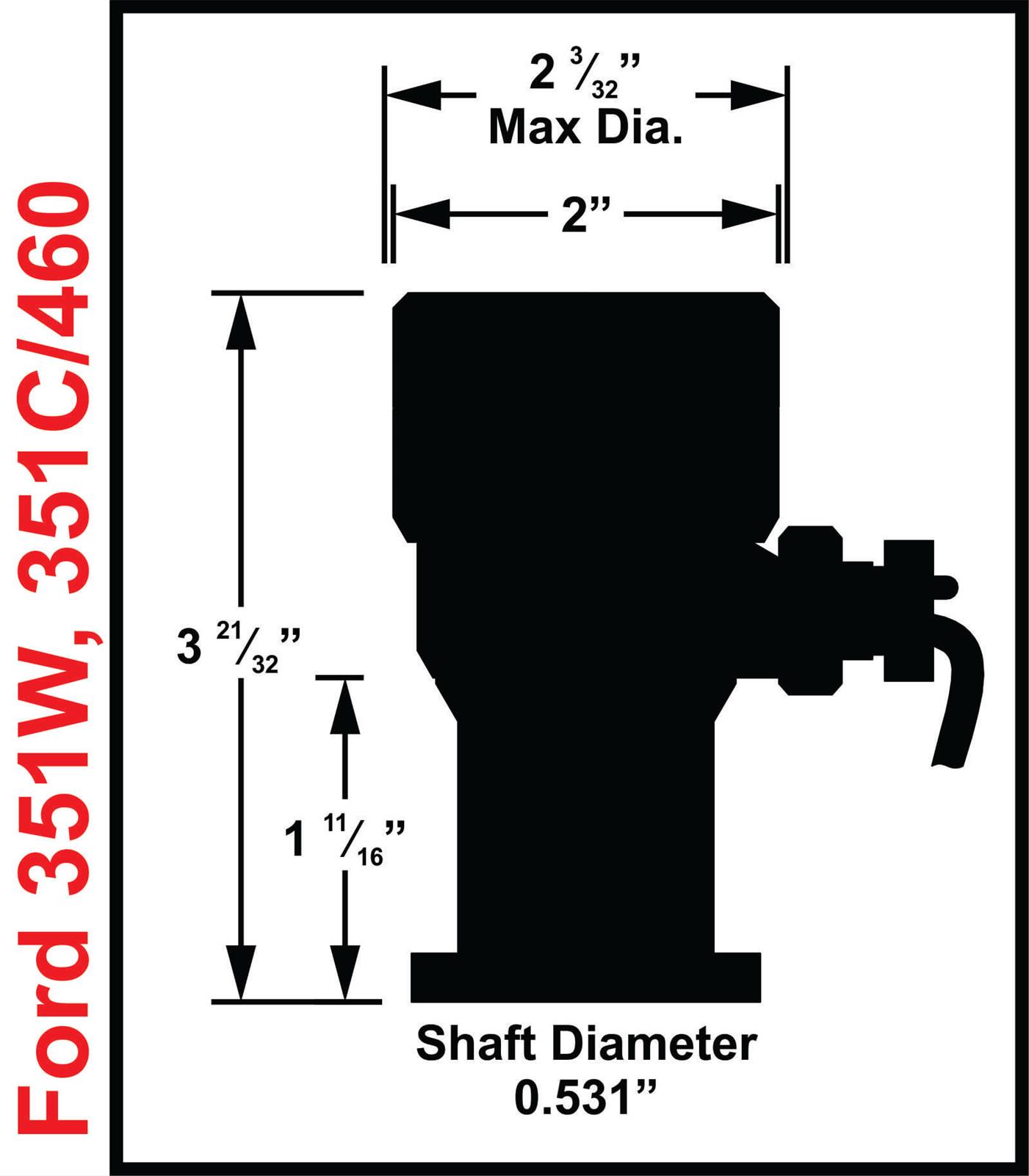 MSD Cam Sync Plug - SBF 351W