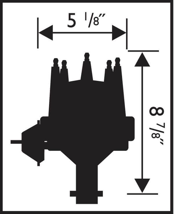 MSD Pro-Billet Ready-to-Run Distributors 8523 Distributor, Ready-to-Run, Magnetic Trigger, Vacuum Advance, AMC, 290-401, Each thumbnail 2