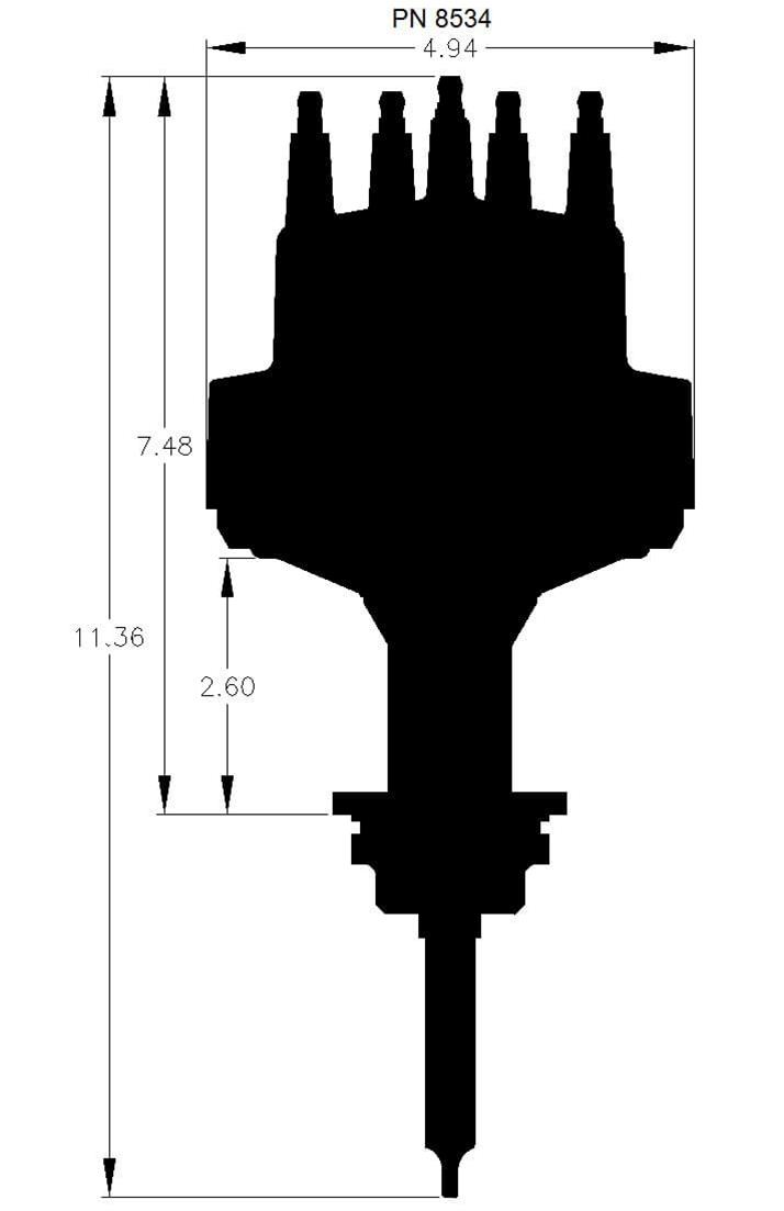 MSD Ignition 8534 MSD Billet Distributors | Summit Racing