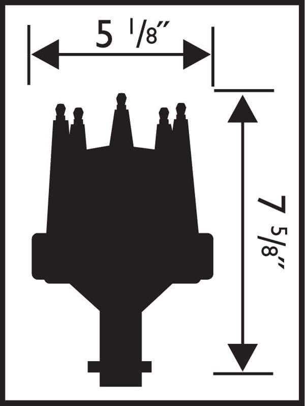MSD Pro-Billet Distributors 8548 Distributor, Pro-Billet, Magnetic Trigger, Mechanical Advance, Buick, 215, 300, 340, 350, Each thumbnail 2
