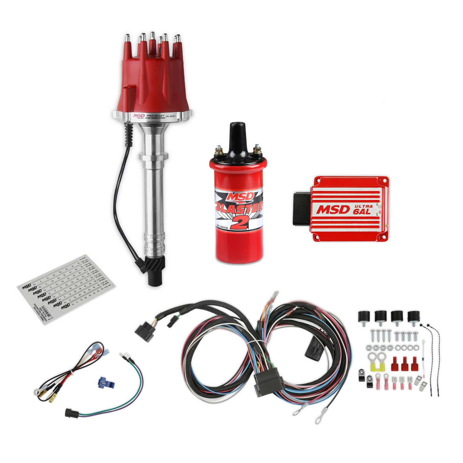 MSD Ignition 85551K MSD Pro-Billet Ignition Bundles | Summit Racing