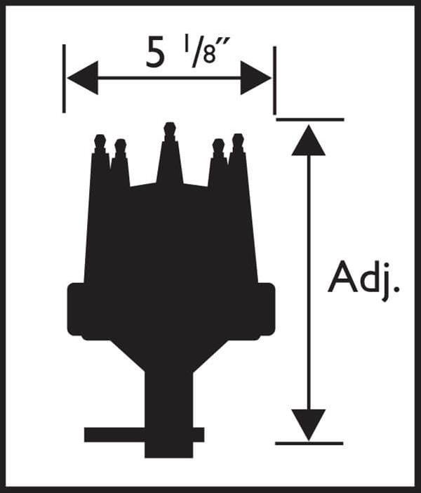 MSD Pro-Billet Ready-to-Run Distributors 8573 Distributor, Ready-to-Run, Magnetic Trigger, Vacuum Advance, Ford 1949-53, Flathead, Each thumbnail 2