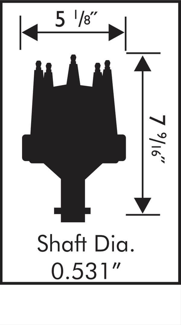 MSD Pro-Billet Distributors 8594 Distributor, Pro-Billet, Magnetic Trigger, Mechanical Advance, Ford, FE, Each thumbnail 2