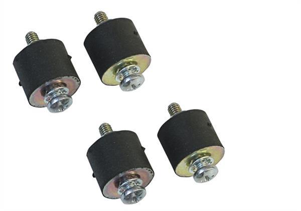 MSD Vibration Mounts 8800 Ignition Box Mounts, Mounts, Rubber, Black, 7/8/10-Series Ignitions, Universal, Set of 4 thumbnail 2