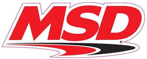 MSD Decals 9300MSD Decal, Vinyl, Self-Adhesive, Red, Black, White, Ignition Logo, 9.0 in x 3.5 in., Each