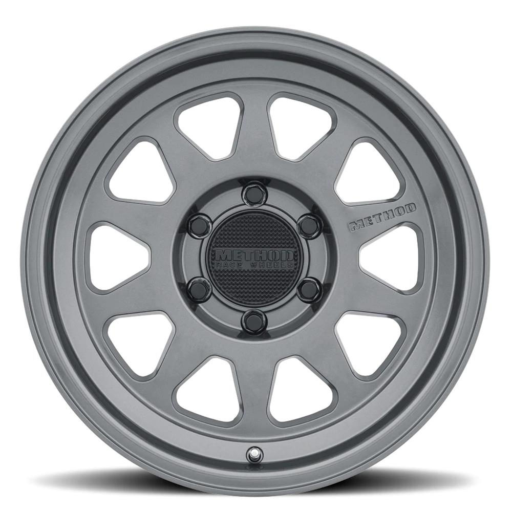 Method Race Wheels MR316 Titanium Gloss 20x9 Wheel, MR316, 20x9, 0mm Offset, 6x5.5, 106.25mm Centerbore, Titanium, Each