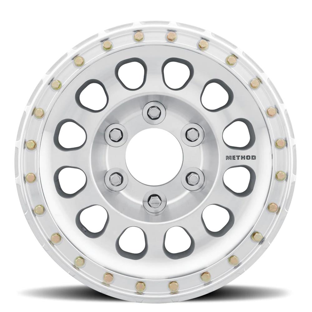 Method Race Wheels MR103 Beadlock Machined 15x8 Wheel, Beadlock, 15x8, -24mm Offset, 5x5.5, 108mm Centerbore, - Raw, Drilled, w/ BH-H24100 thumbnail 2
